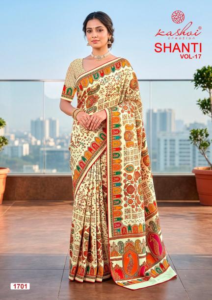 Kashvi shanti vol-17 saree wholesale market